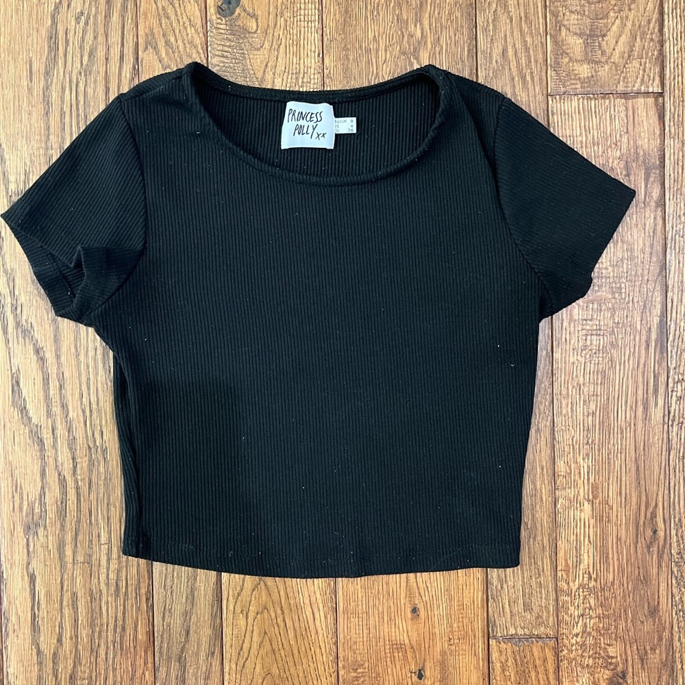PRINCESS POLLY BLACK BABY TEE